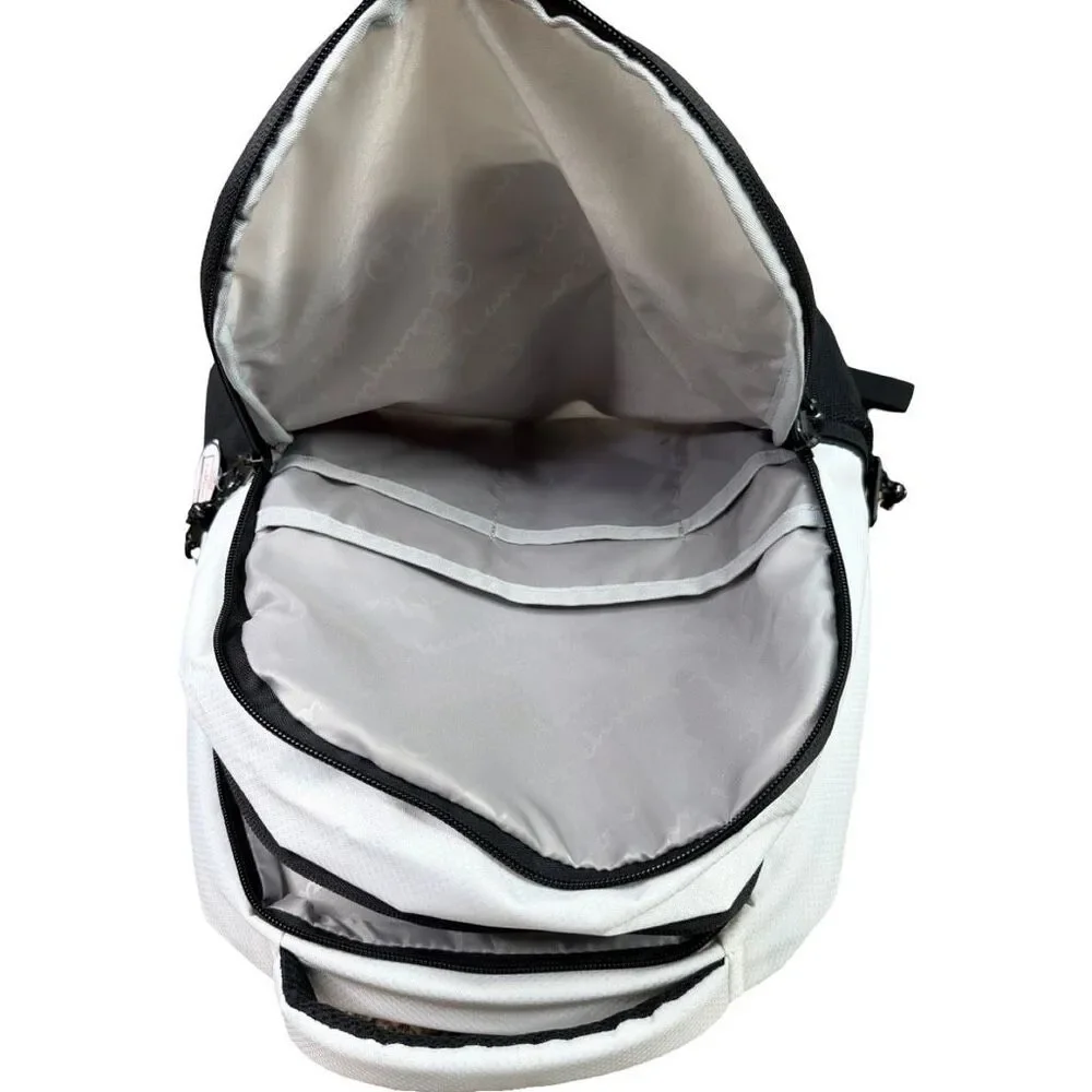 Champion Center Backpack - 18” x 11.5” x 6.5” - White